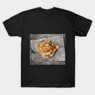 Black and white gourmet Okonomiyaki T-Shirt